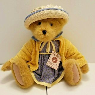Boyds Bears Denise N.  Daisydew 16 In.  Jointed W/ Blue Dress & Cardigan With Tags