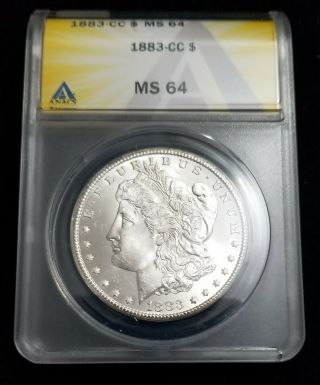 1883 - Cc Morgan Silver Dollar Ms - 64