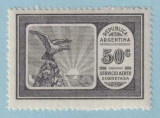 Argentina C11 Airmail Lightly Hinged Og No Faults Extra Fine