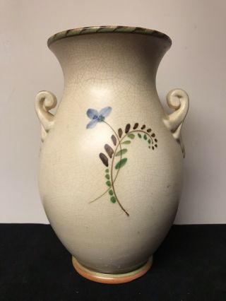 Vintage Weller Pottery Bonito Vase with Handles 3