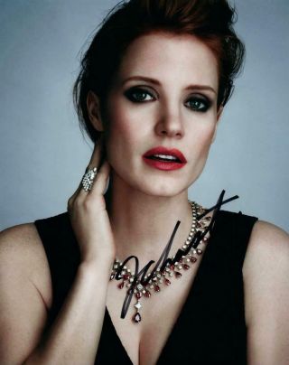 Jessica Chastain Autographed 8x10 Photo Signed Picture,