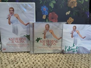 Katherine Jenkins Christmas Spectacular Signed Photo With Dvd And Cd
