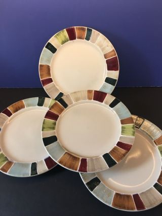 Tabletops Lifestyles Jentry Pattern Salad Plates Set Of 4 Plates