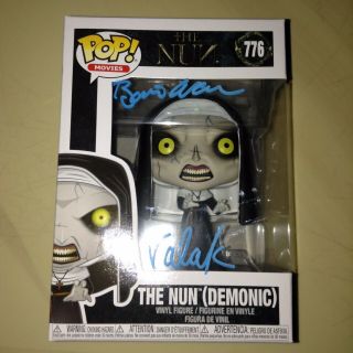 The Nun Bonnie Aarons Signed Demonic Funko Valak Conjuring Horror