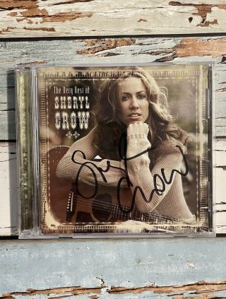 Sheryl Crow Signed Autographed Cd Cover The Very Best Of Sheryl Crow 2003