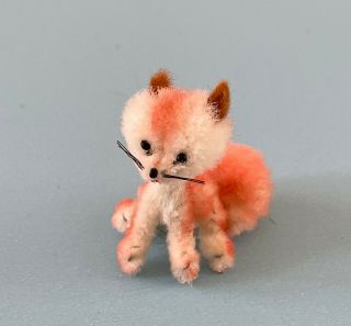 Vintage Doll Accessory: Miniature Fox Ginny Muffie Madame Alexander Kins Ginger