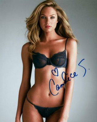 Candice Swanepoel Signed 8x10 Picture Photo Autographed With