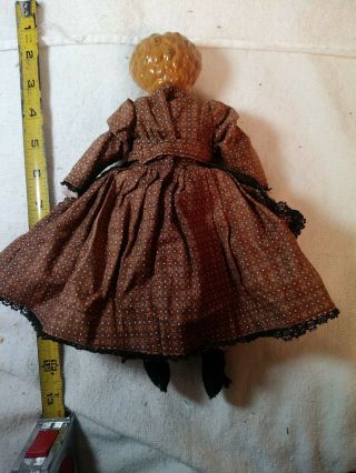Antique Vintage German Minerva Tin Head Doll 3 leather body 3