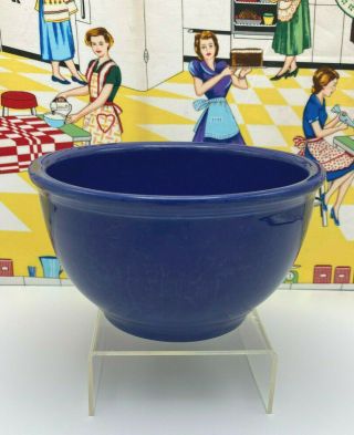 Vintage Fiesta Kitchen Kraft Small Mixing Bowl Cobalt Blue 6 1/2 "