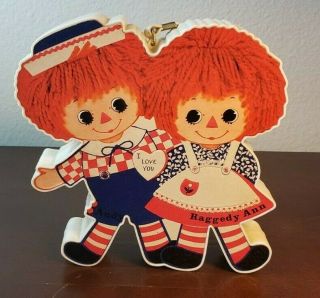1973 Vintage Raggedy Ann And Andy Am Radio/ 9 Volt Battery Workiing