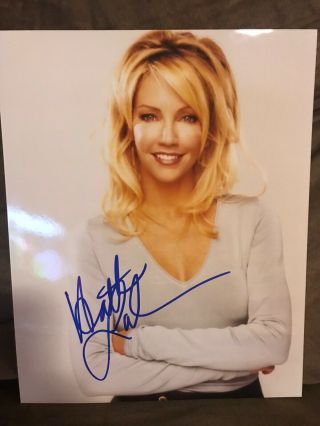 Heather Locklear Autograph 8x10 Signed Photo W/ Melrose Place,  Spin City