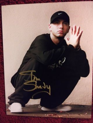Eminem/slim Shady Signed Photo W/coa