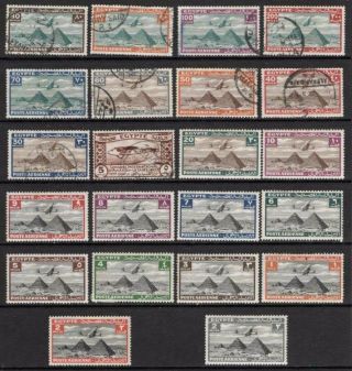 Egypt 1933 Air Group Of 22 & Very Fine Quality And Looking