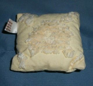American Girl/pleasant Company Kit Kittredge Tufted Cream Color Throw Pillow