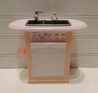 1997 Mattel Barbie Doll House Furniture Kitchen Sink Oven