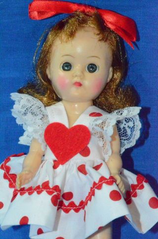Vintage 8 " Cosmopolitan Ginger Doll Slw Ml " Be My Valentine "
