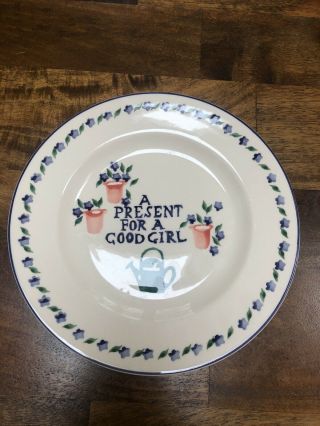 Emma Bridgewater A Present For A Good Girl 8.  5 Inch Plate