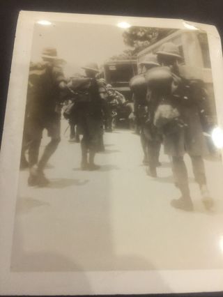 24 Palestine.  Vintage Photo British Army Entered To Zichron Yaakov.