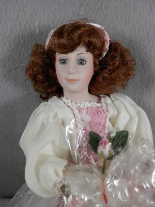 Doll Ashton Drake / Knowles Porcelain Doll,  Romantic Flower Maidens,  Rose