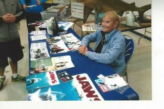 JAWS 1st Victim autographed 8x10 photo On The Set of Jaws added 3