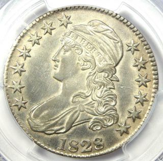 1828 Capped Bust Half Dollar 50c Coin - Certified Pcgs Au Details