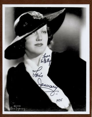Lois January Wizard Of Oz Munchkin Actress Signed Photograph