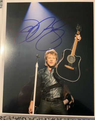 Jon Bon Jovi Autographed 8x10 Photo