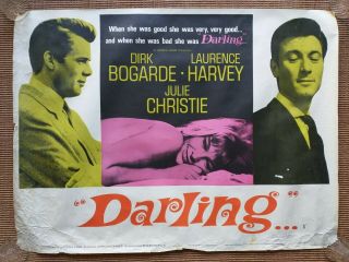 Vintage Film Poster - Darling (1965)