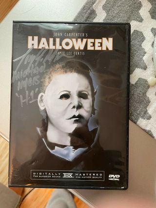 Tony Moran Signed Halloween Dvd
