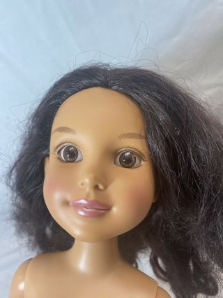 BFC Ink Best Friends Club Doll 18” Brunette Hair Needs TLC Scuffs 2