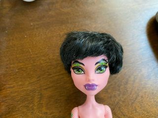 Monster High Create A Dragon Girl Pink Nude Doll 2011 Mattel 1 wig 2
