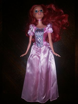 Mattel Disney Princess The Little Mermaid Ariel Doll With Pink Dress 2006