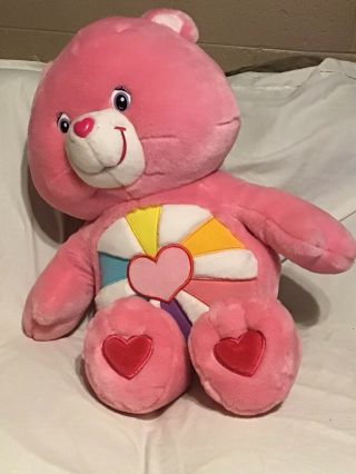 Care Bears Pink Hopeful Heart Jumbo Plush