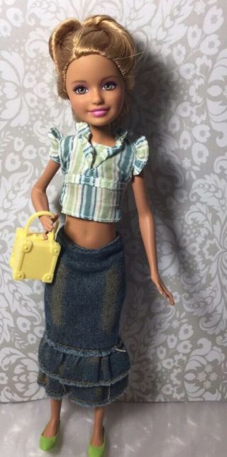 Barbie Stacie Distressed Jean Skirt Outfit Clothes