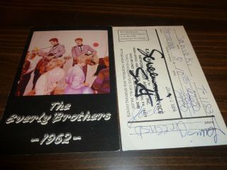 Music & Movie Memorabilia Autographs And Pictures Sha Na Na,  The Everly Bros. ,  E