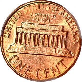 1983 1c Doubled Die Reverse Lincoln Cent Pcgs Ms65rd