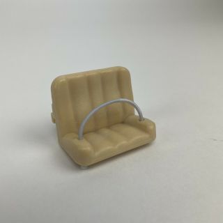 Sylvanian Families Cream Car Seat Spare Part Piece - Red Saloon Car Replacement