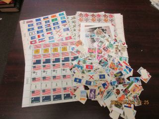 Hinged And Gum Postage Lot,  1 Cent To 50 Cent,  Face Value $350
