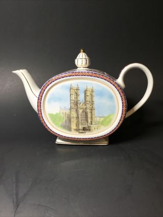 James Sadler Teapot,  Westminster Abbey,  Made In India