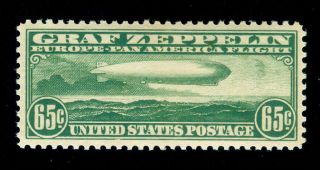 Momen: Us Stamps C13 Graf Zeppelin Og Nh Xf Pf Cert