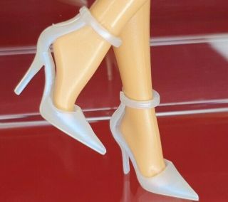 Barbie Model Muse Ankle Strap Doll Pair Shoes Stiletto Fashion Accessory