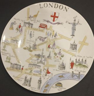 London England Plate - Tuscan Fine English Bone China - Made In England