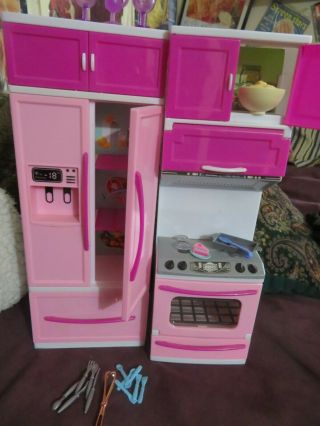 My Fancy Life Barbie Fashion Doll Size Dollhouse Furniture Kitchen Play Set Nr