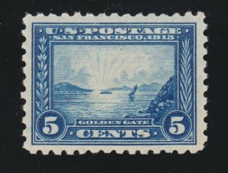 Us 403 5c Panama Pacific With Pf Cert Vf - Xf Og Nh Scv $375