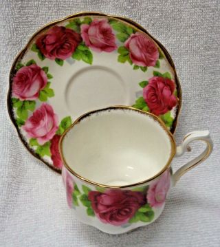Royal Albert Old English Rose Cup And Saucer