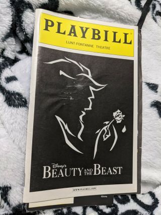 Beauty And The Beast Broadway Playbill May 2002 Nick Jonas Batb Disney Musical