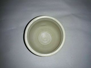 Williamsburg Pottery Salt Glazed Stoneware Small Crock Cobalt 2