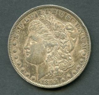 United States 1893 Morgan Silver Dollar Circulated You Do The Grading