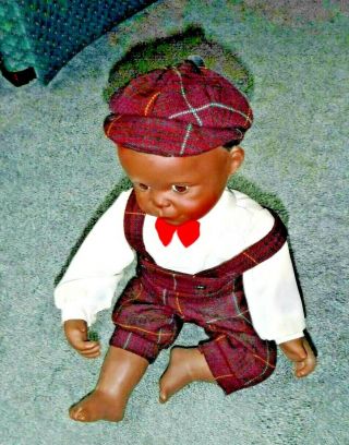 Yolando Bello Porcelain African American Boy Doll Numbered Absolutely Adorable