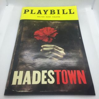 Hadestown The Tony Award Musical Playbill 2019 Broadway Andre De Shields